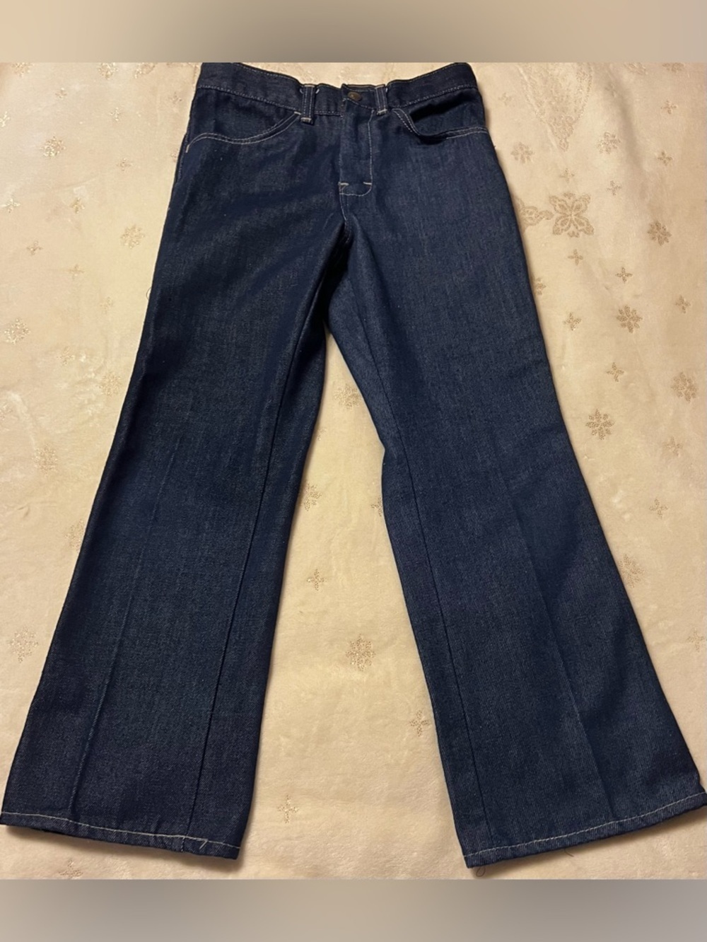 NWOT Vintage SEARS Dark Wash Denim Jeans Kids size 10 -classic boot cut